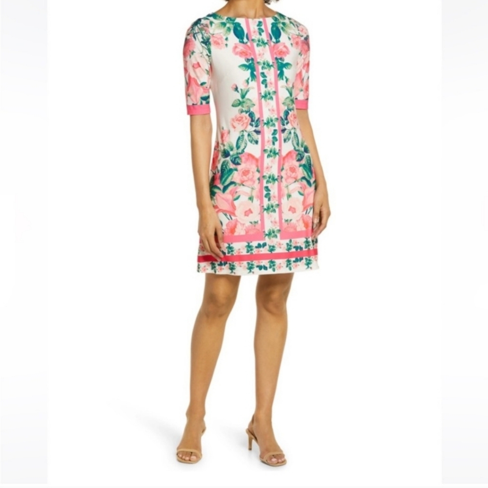 Eliza J (NORDSTROM)Floral Multicolor Dress